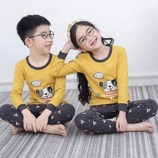 Kids and Teens Pajama Moon Star Kittens Totoro Heart Sign