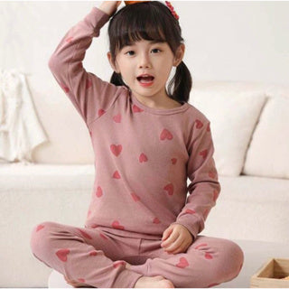 Kids and Teens Cotton Pajama Long Sleeve Sets for Girls Bunny Kitten Ballerina Mickey Mouse