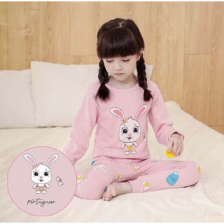 Kids and Teens Cotton Pajama Long Sleeve Sets for Girls Mermaid Strawberry Unicorn