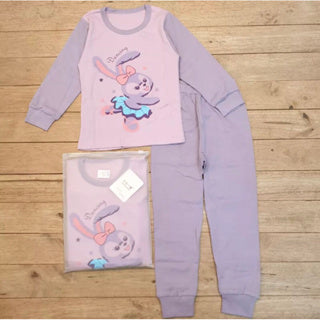 Kids and Teens Cotton Pajama Long Sleeve Sets for Girls Mermaid Strawberry Unicorn