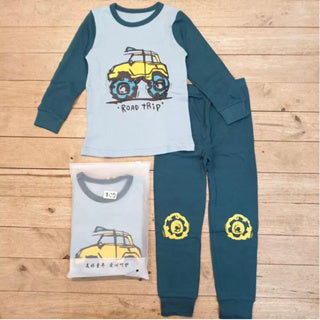 Kids and Teens Pajama Excavator Cars Planets