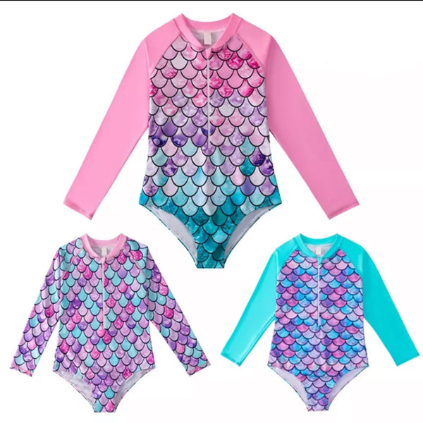 Kids Rashguard Bikini Swimwear for Girls