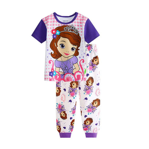 CAND Kids Plain Silk Comfortable Sleepwear Terno Pajama Set