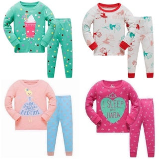 Kids Pajama Longsleeves Tiara Owl Fairy Bedtime