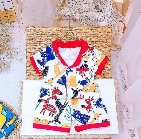 High Quality Vietnam Pajama Button Down for Kids Boys and Girls