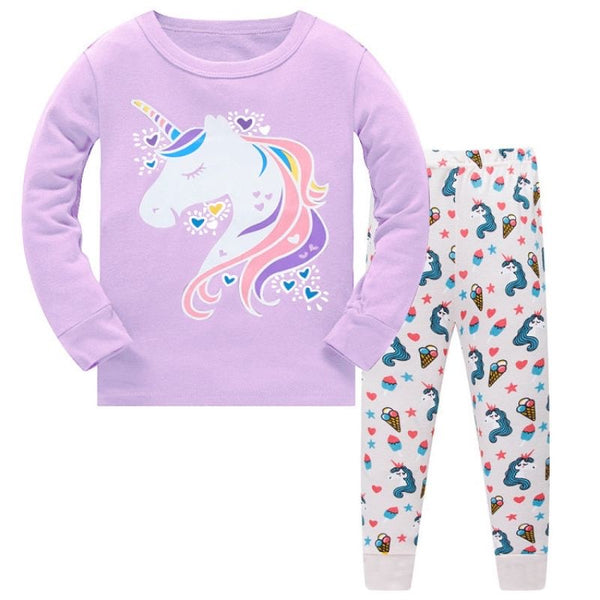 Kids Pajama Longsleeves Unicorn