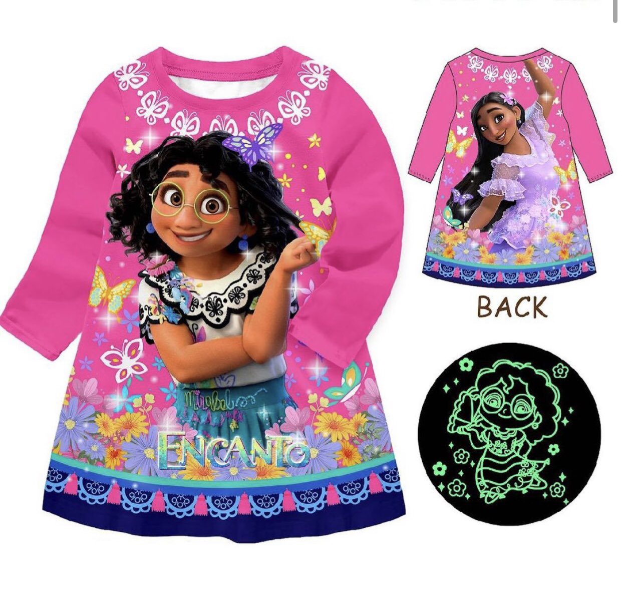 Glow in the dark Dress for Kids